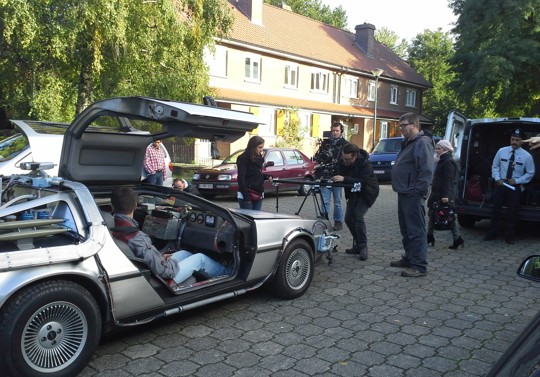 Filmopname DeLorean filmauto huren voor filmopnames │ Back to the future ...